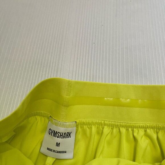 Gymshark Women’s Bright Yellow Training Loose Fit Shorts Size Medium - Picture 7 of 9